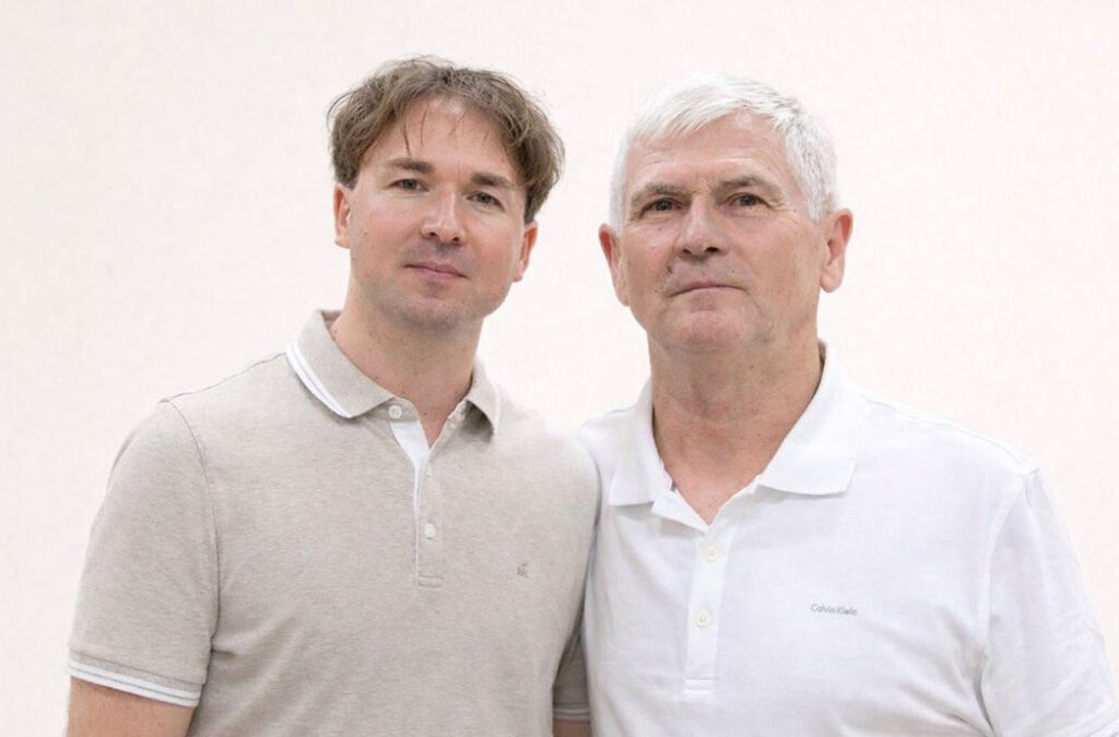 Алексей Федун и его 74-летний отец Владимир Федун