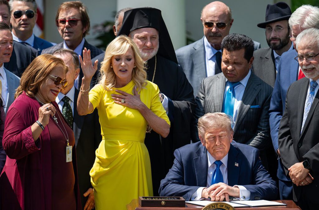 President Trump Participates in a National Day of Prayer Event